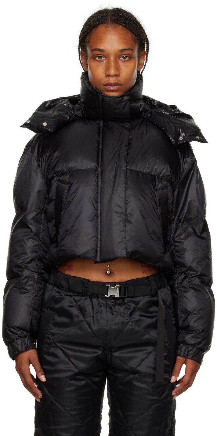 

Черная дутая куртка sacai, Черный