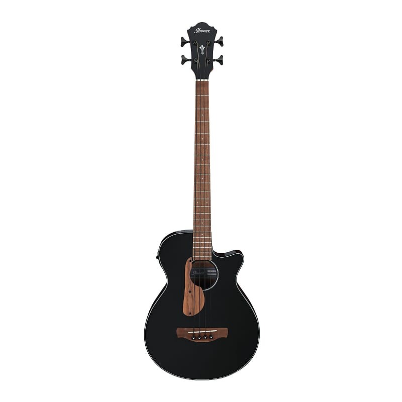 

Ibanez AEGB24EBKH 4-струнная акустическая электрическая бас-гитара (правая рука, черный глянцевый) Ibanez AEGB24EBKH 4-String Acoustic Electric Bass Guitar (Black High Gloss)