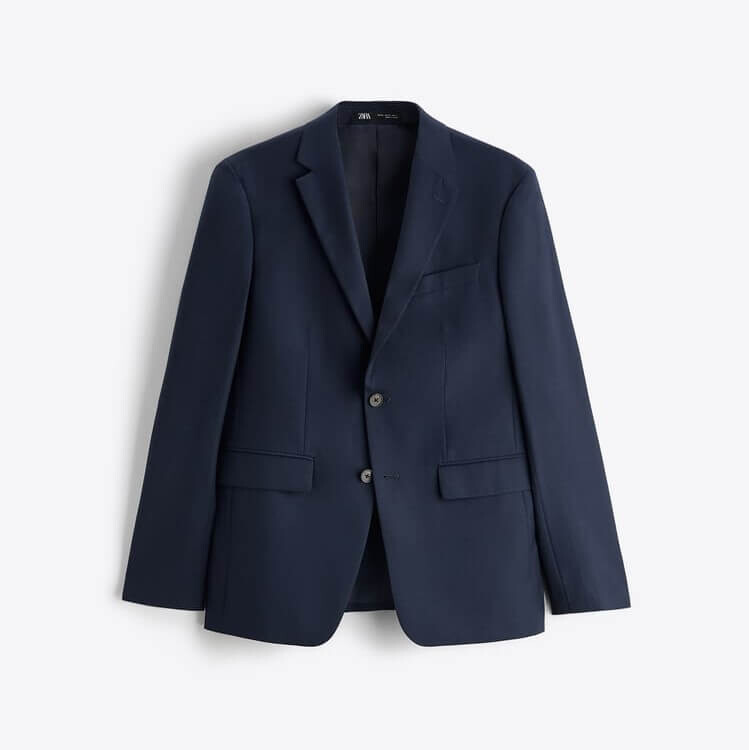 

Пиджак Zara Suit, синий