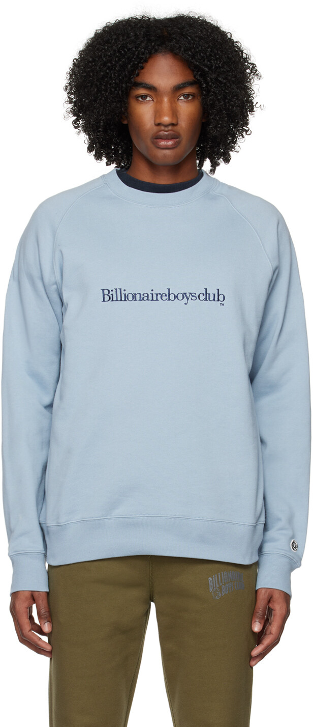 

Синяя толстовка с засечками Billionaire Boys Club
