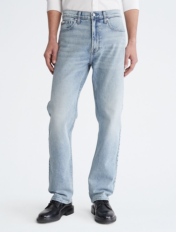 

Джинсы Calvin Klein Standard Straight, светло-голубой