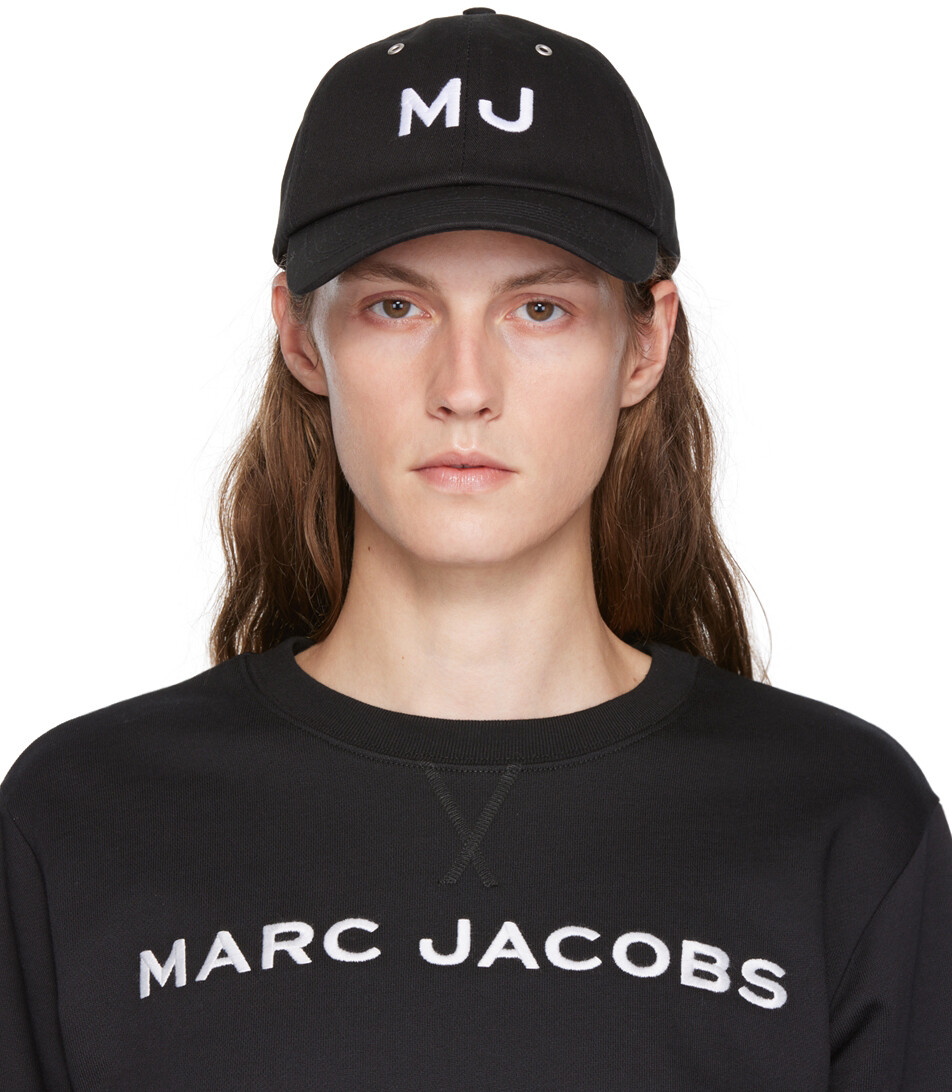 

Черная кепка \MJ\"" Marc Jacobs