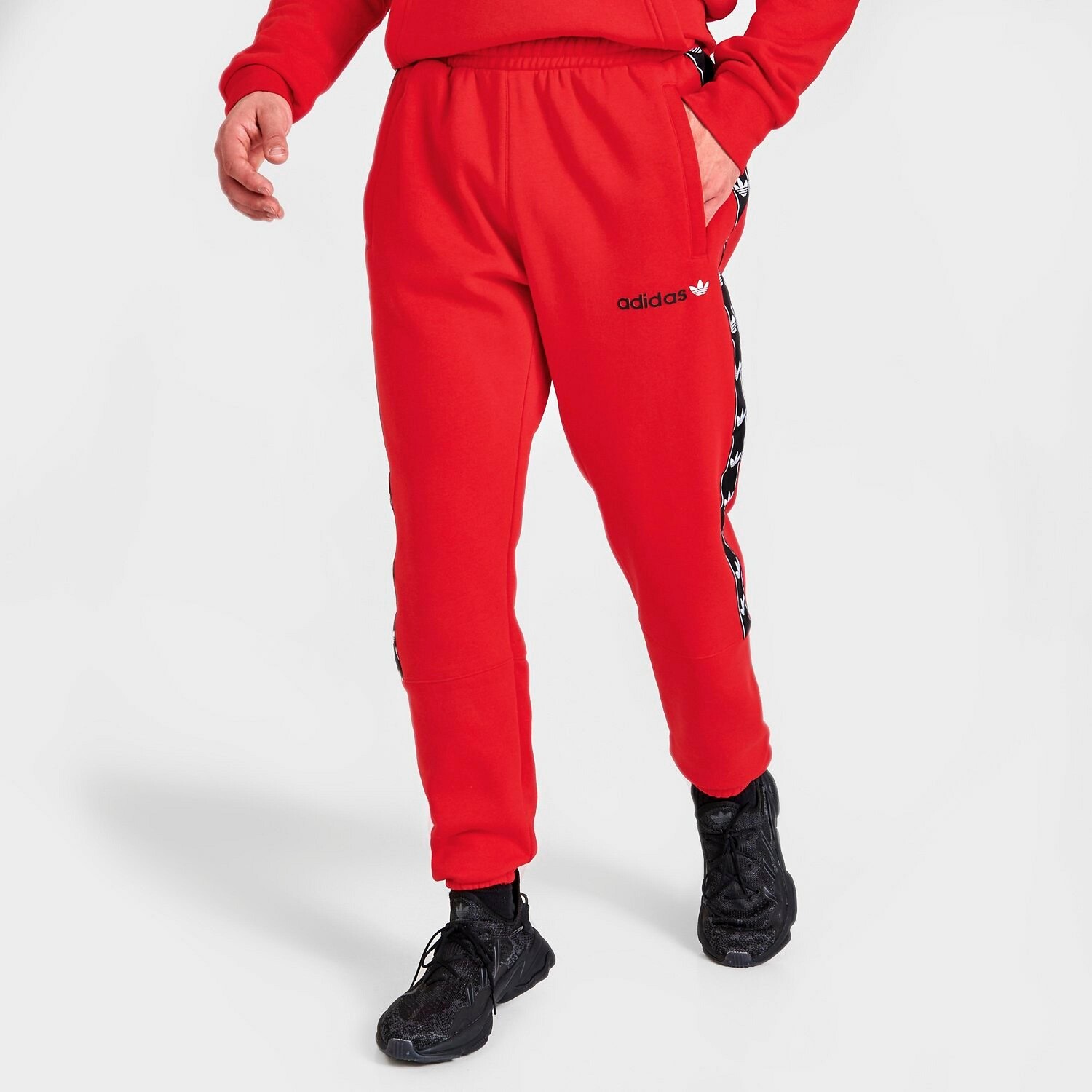 

Мужские спортивные штаны Adidas Originals Tape Fleece Jogger, красный