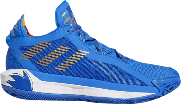 

Кроссовки Adidas Sonic the Hedgehog x Dame 6 GCA 'Chasing Rings', синий
