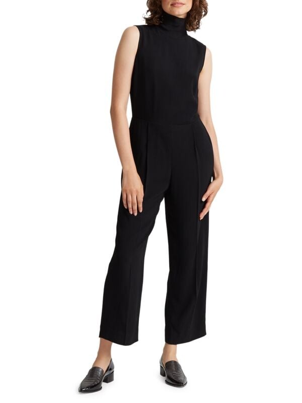 

Укороченный комбинезон с водолазкой Club Monaco Black