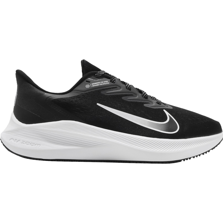Кроссовки Nike Zoom Winflo 7 'Black Anthracite', черный цена и фото