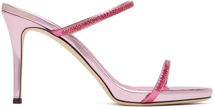

Розовые босоножки на каблуке Alien Giuseppe Zanotti