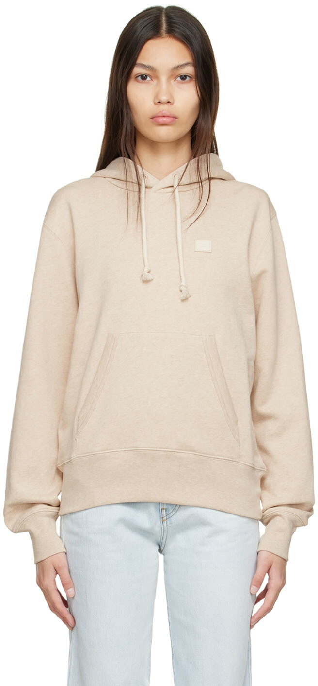 

Бежевый худи из органического хлопка Acne Studios