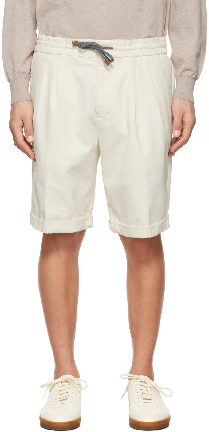 

Окрашенные шорты-бермуды Off-White Brunello Cucinelli