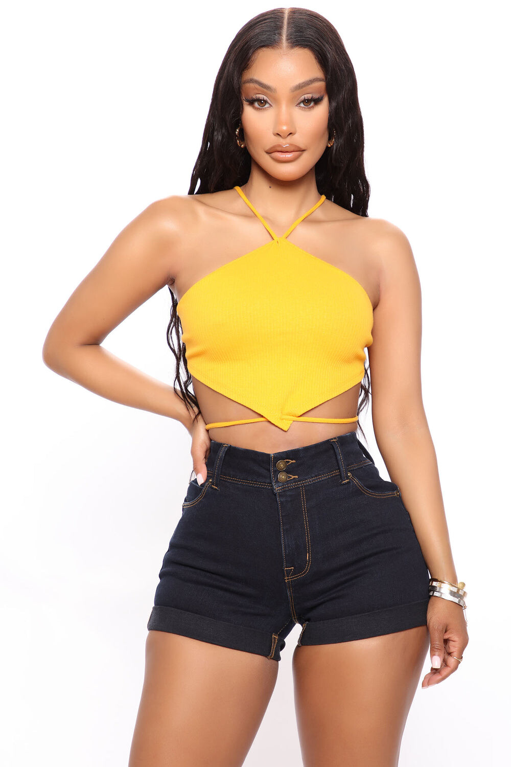 

Топ Fashion Nova RC46250, оранжевый