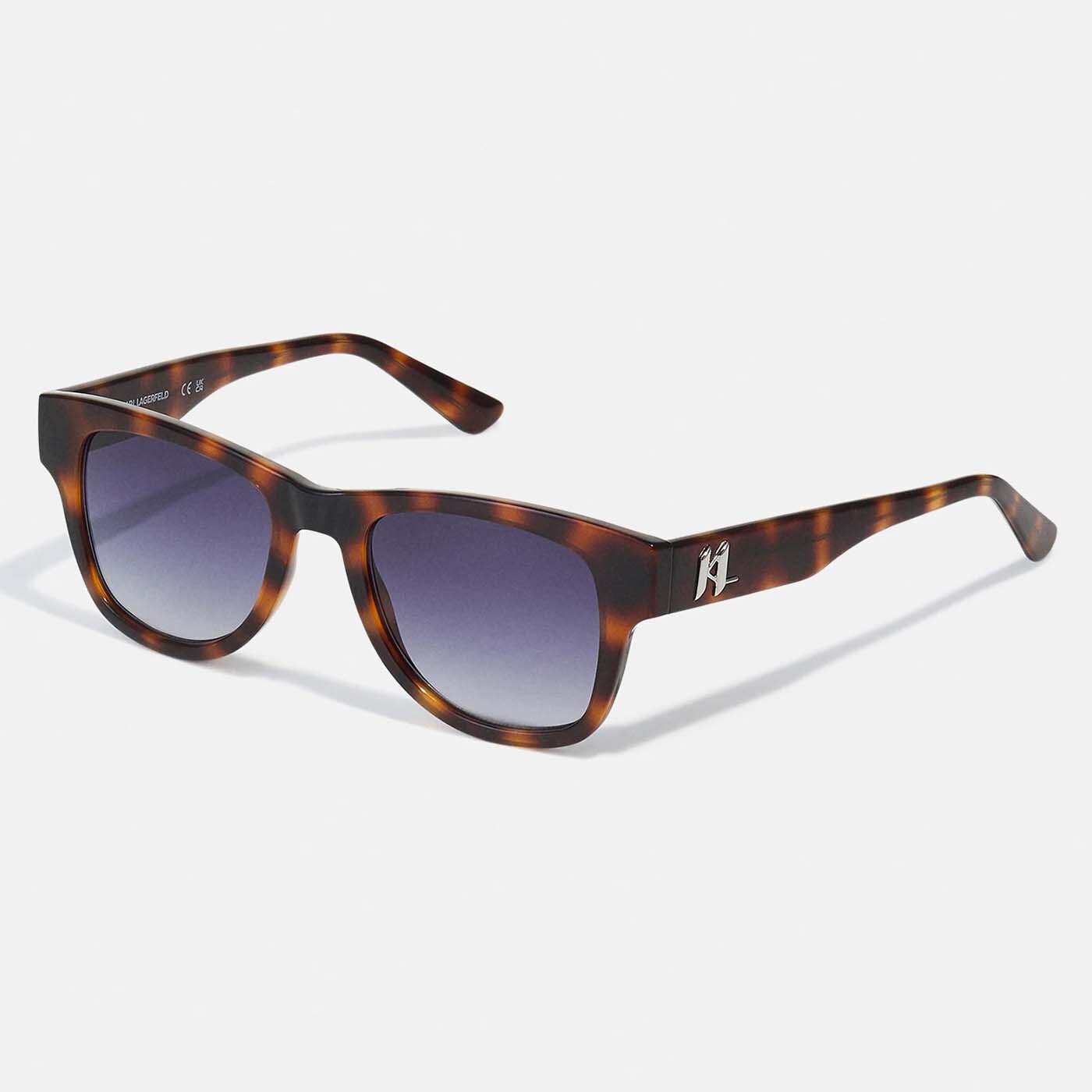 

Солнцезащитные очки Karl Lagerfeld Animal Print, коричневый