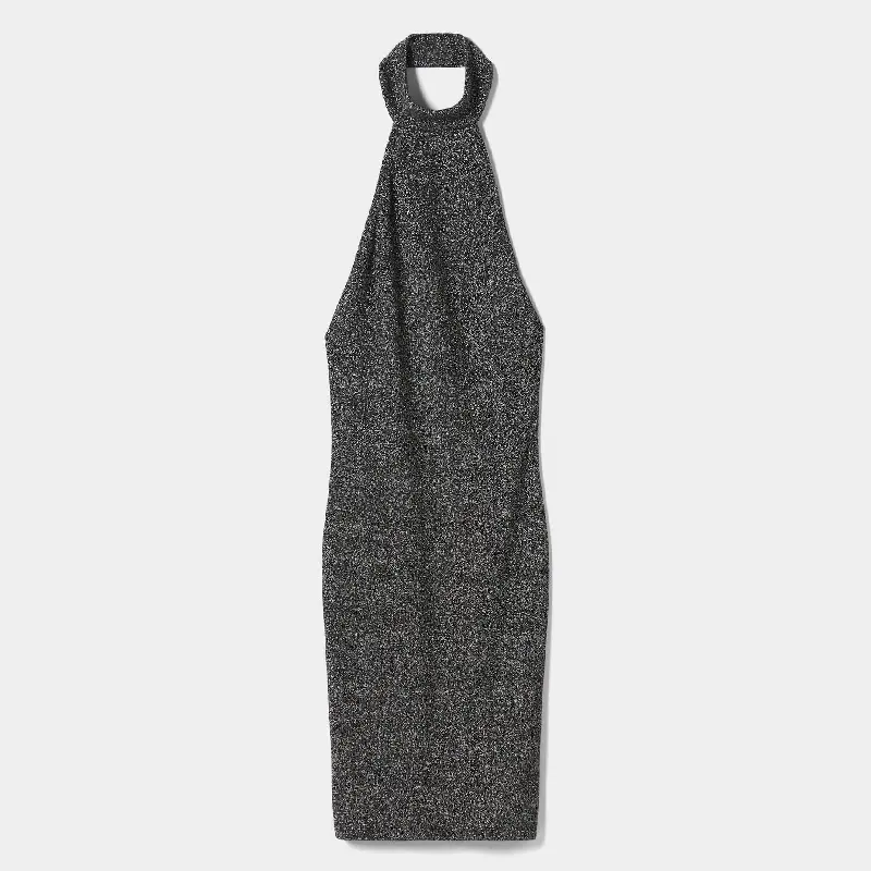 

Платье Bershka Shiny Mini, черный