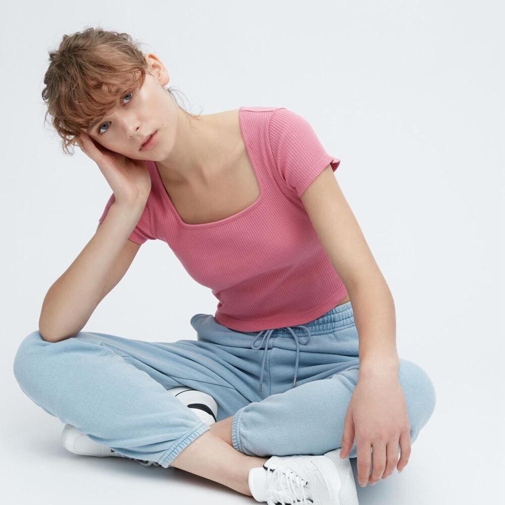 

Футболка Uniqlo, розовый