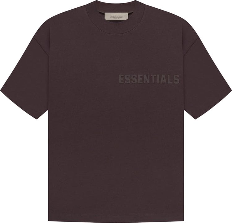 Футболка Fear of God Essentials Short-Sleeve Tee 'Plum', коричневый - фото