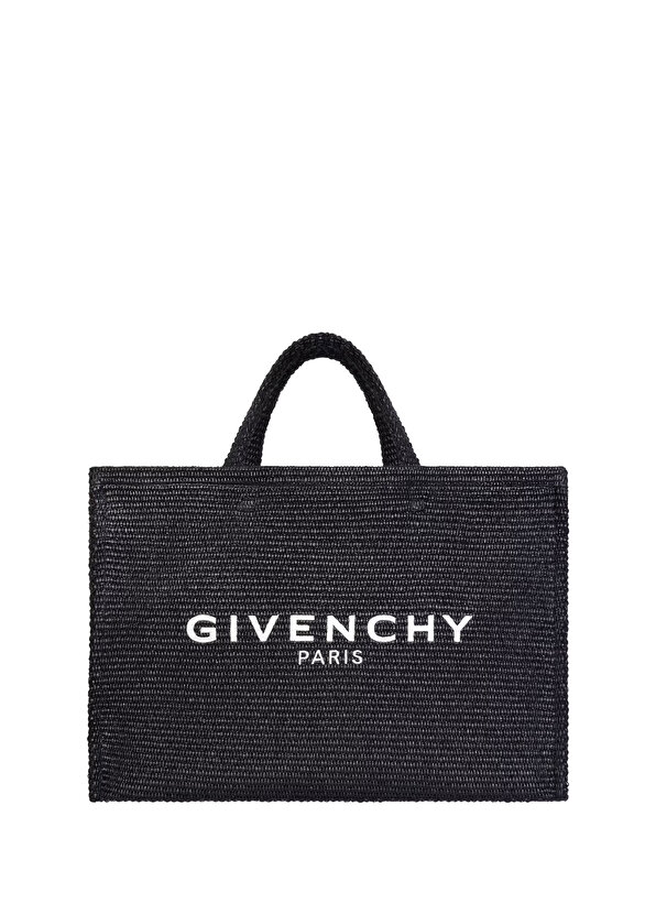 цена Большая черная сумка для покупок из рафии g tote Givenchy