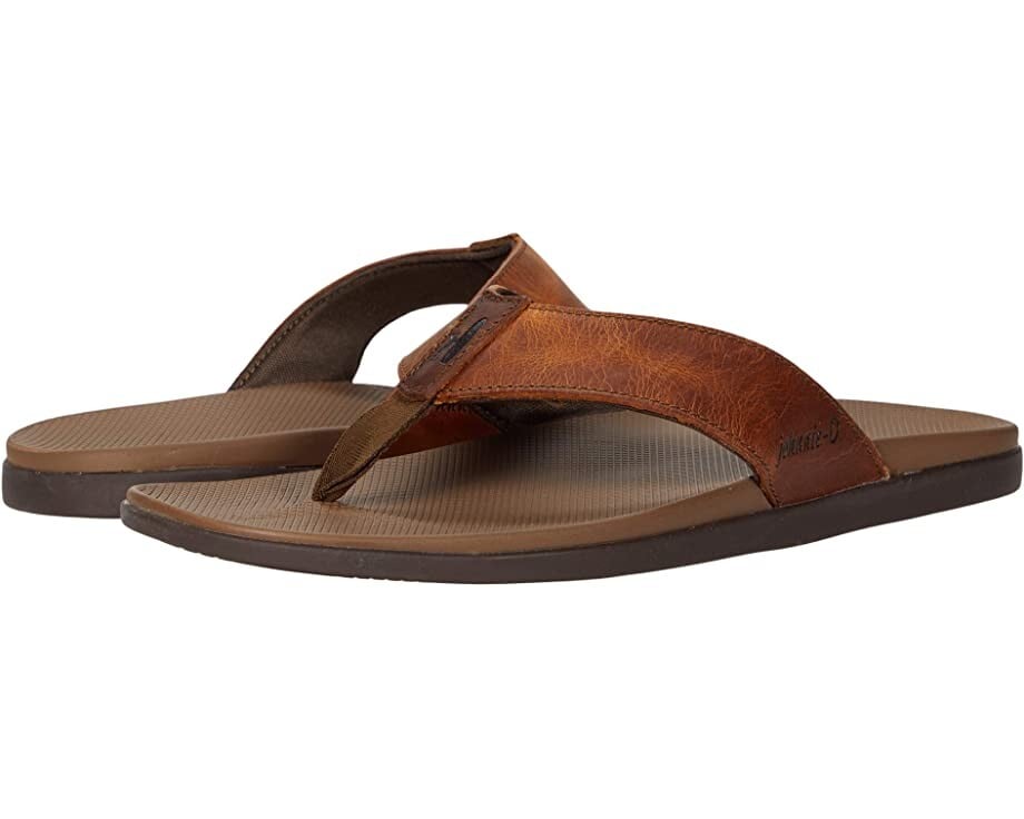 

Сандалии Dockside Leather Toe Post Sandal johnnie-O, коричневый