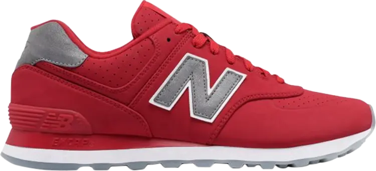 

Кроссовки New Balance 574 Synthetic 'Chinese Red', красный