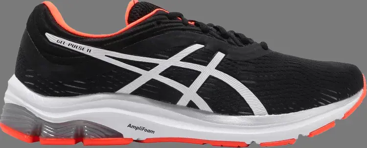 

Кроссовки gel pulse 11 'black white orange' Asics, черный