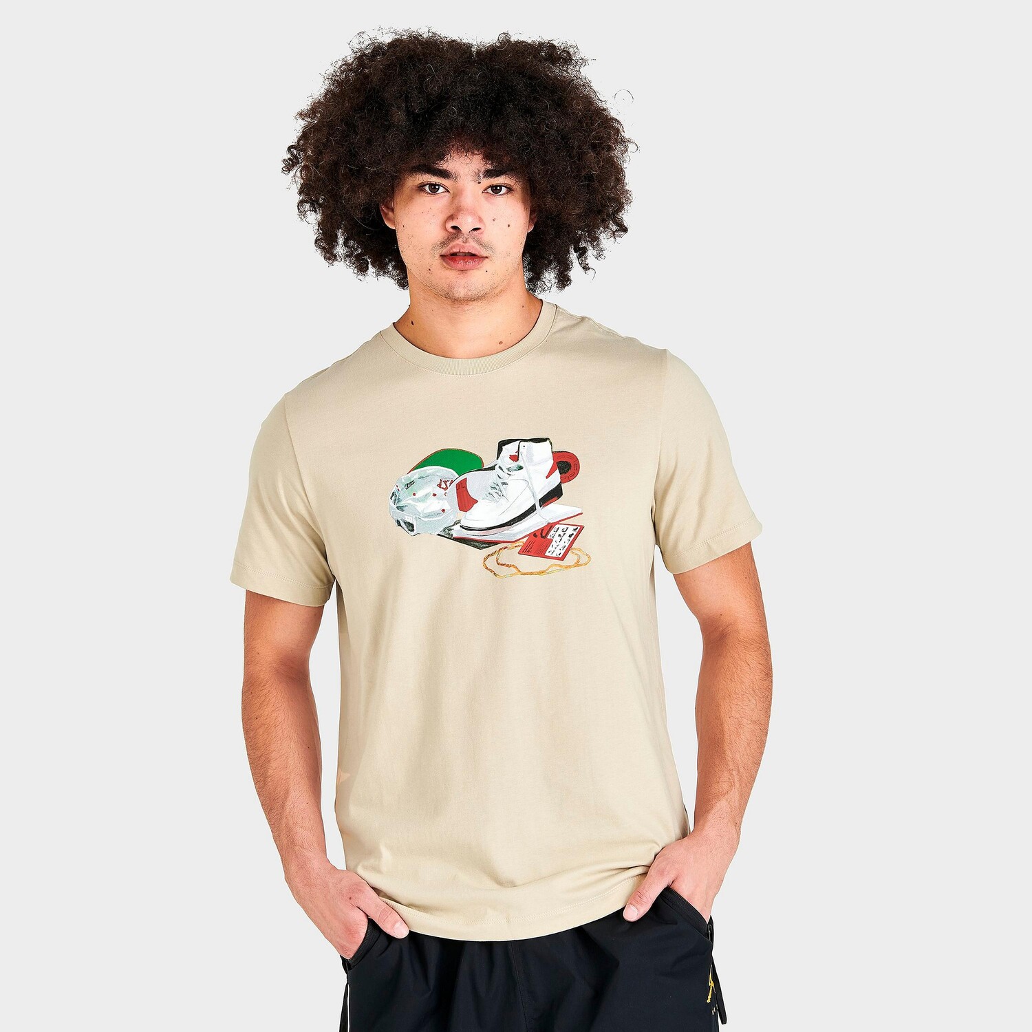 

Мужская футболка Jordan Flight Artist Series, бежевый