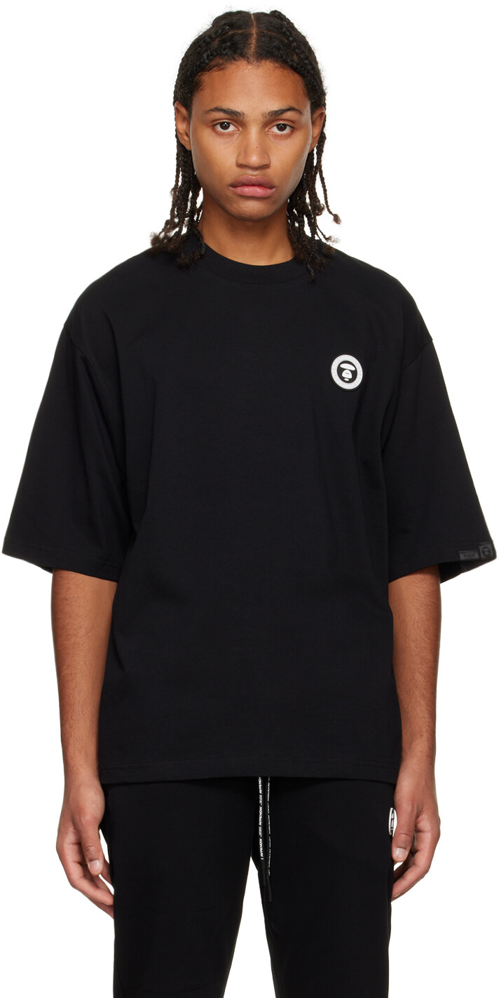 

Черная футболка «Вселенная» AAPE by A Bathing Ape