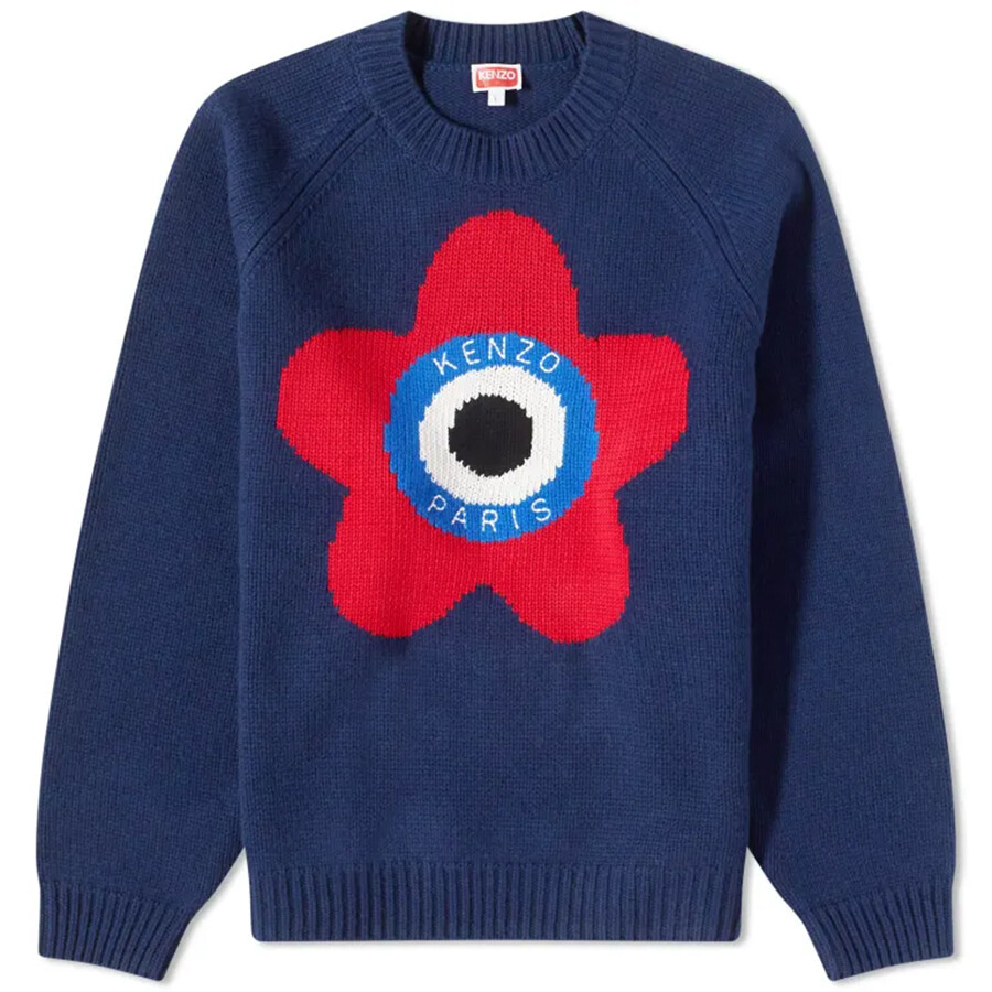 

Кардиган Kenzo Target Crew Knit, темно-синий