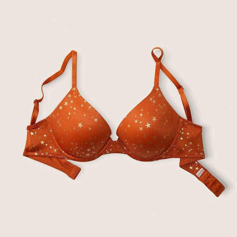 

Бюстгальтер Pink Wear Everywhere Push-Up, красно-коричневый