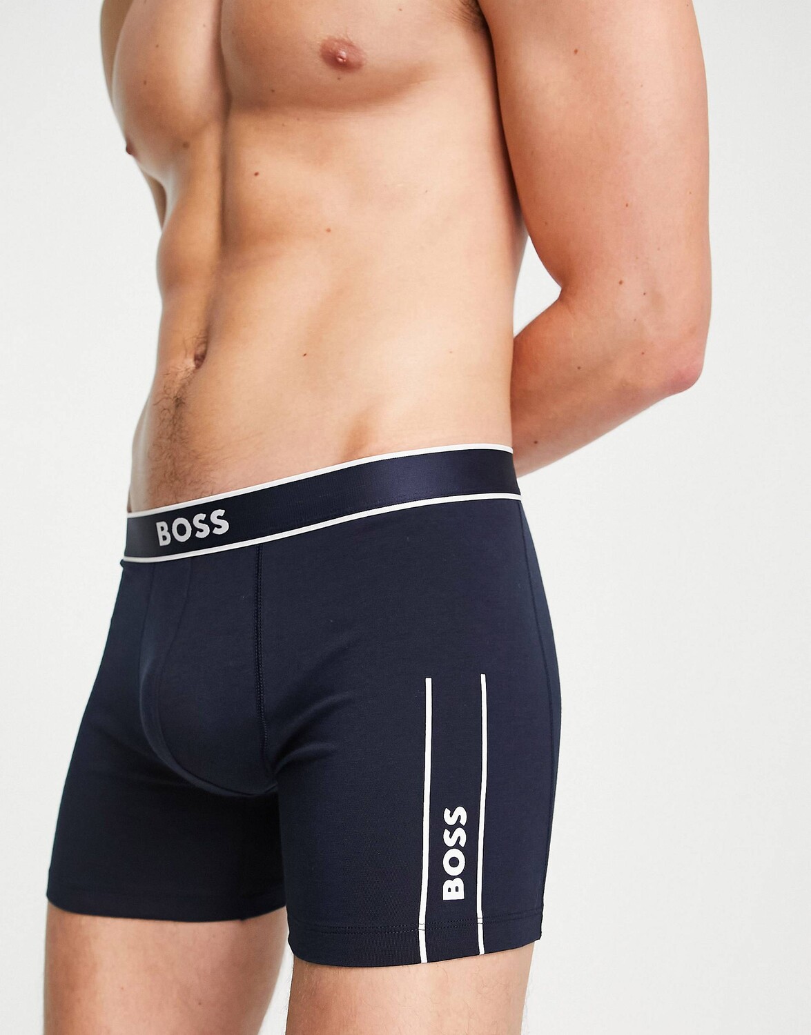 

Темно-синие боксеры с логотипом BOSS Bodywear 24