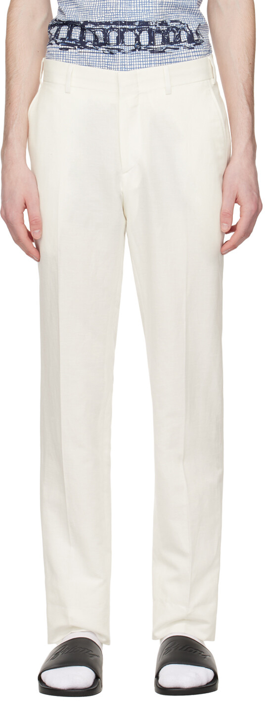 

Брюки Off-White со складками Brioni, Серый, Брюки Off-White со складками Brioni