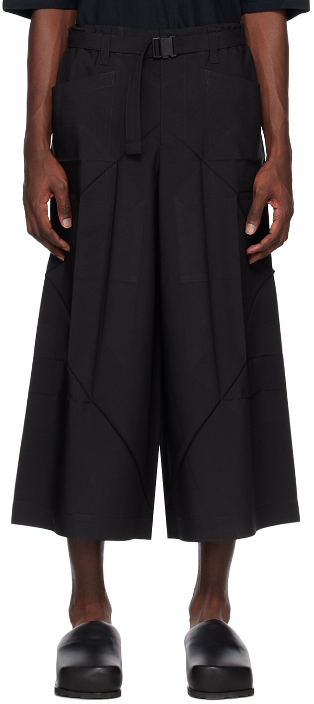 

Брюки с черным краем 132 5. ISSEY MIYAKE, Черный