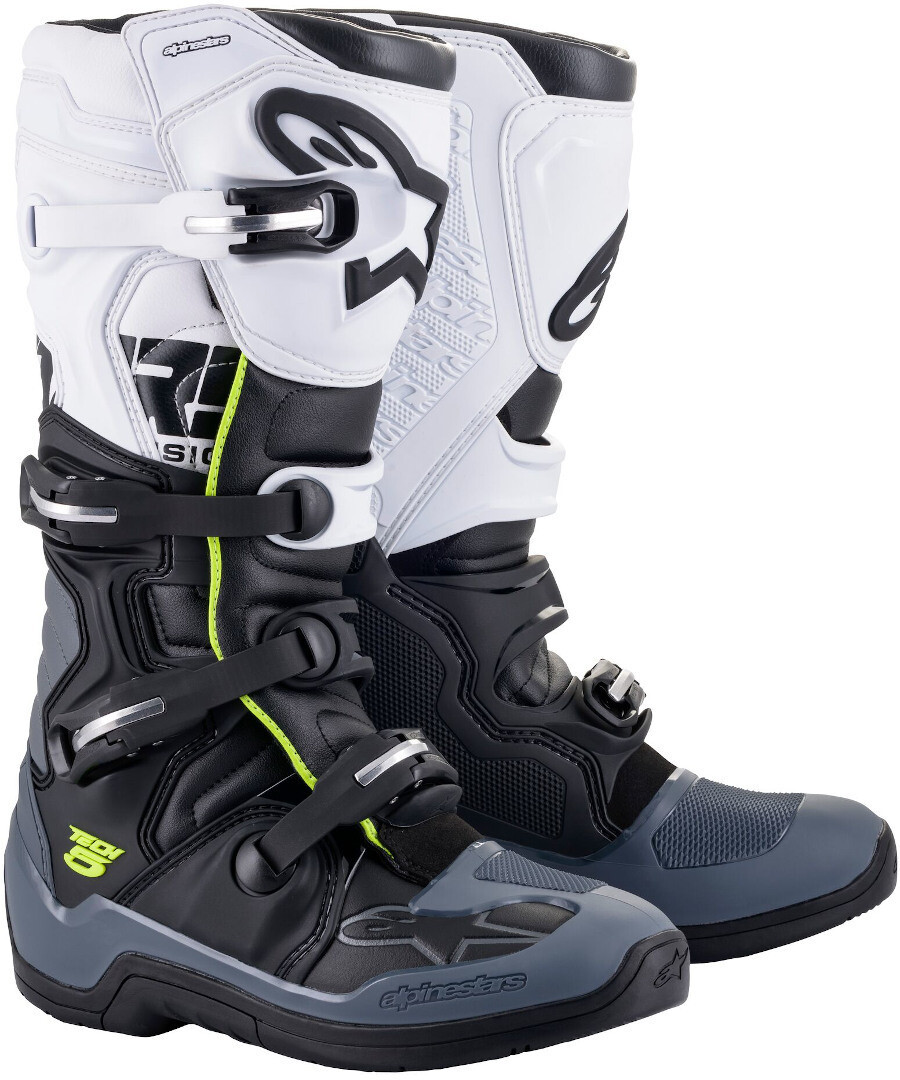 

Мотокросс сапоги Alpinestars Tech 5, черный/серый/белый