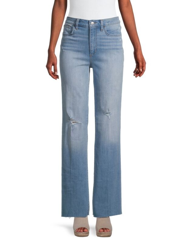 

Джинсы с Высокой Посадкой и Широкими Штанинами Joe's Jeans, голубой