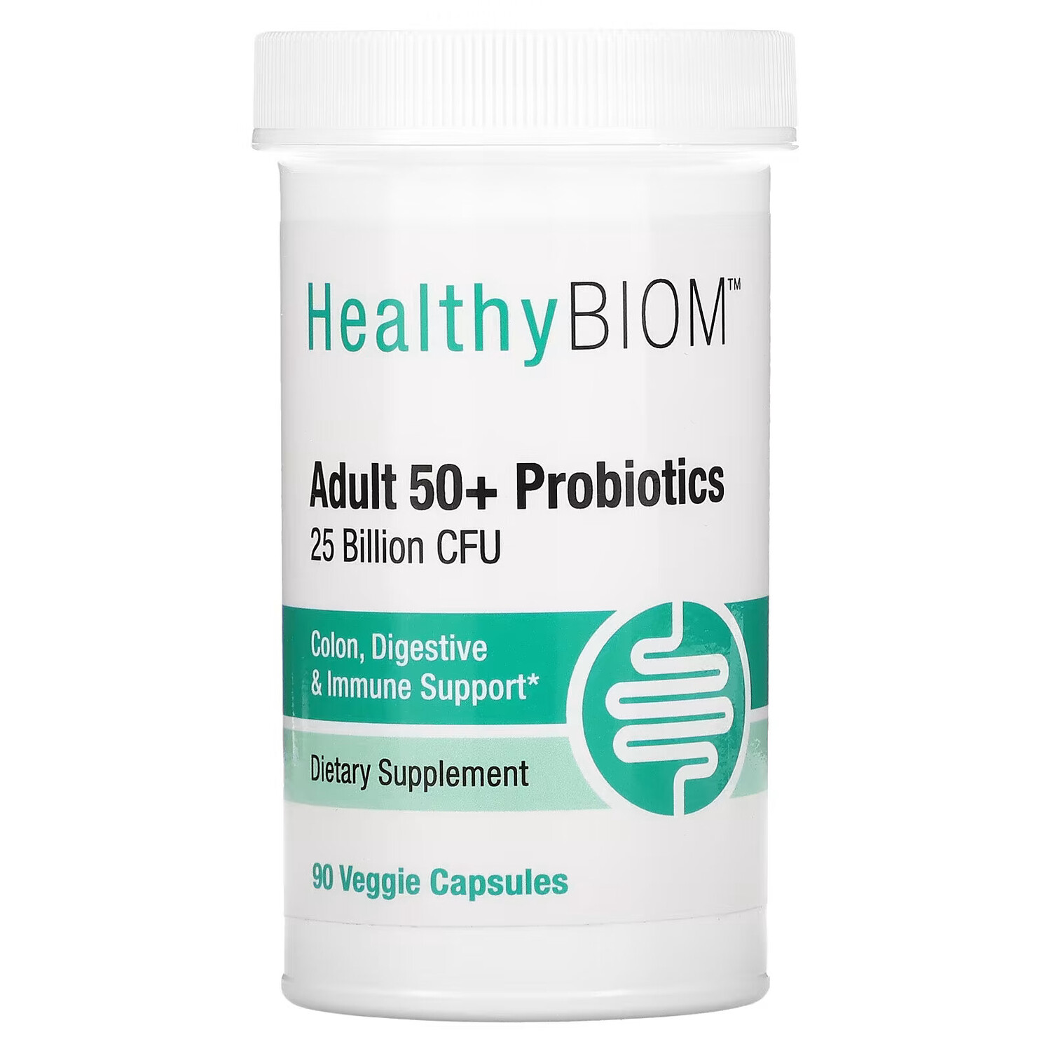 

Пробиотики HealthyBiom для людей старше 50 лет 25 млрд КОЕ, 90 капсул