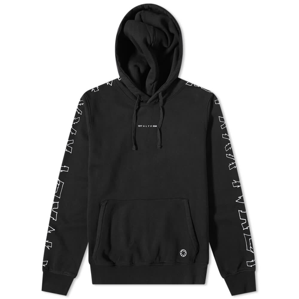 

Толстовка 1017 ALYX 9SM Sleeve Print Logo Popover Hoody, Черный