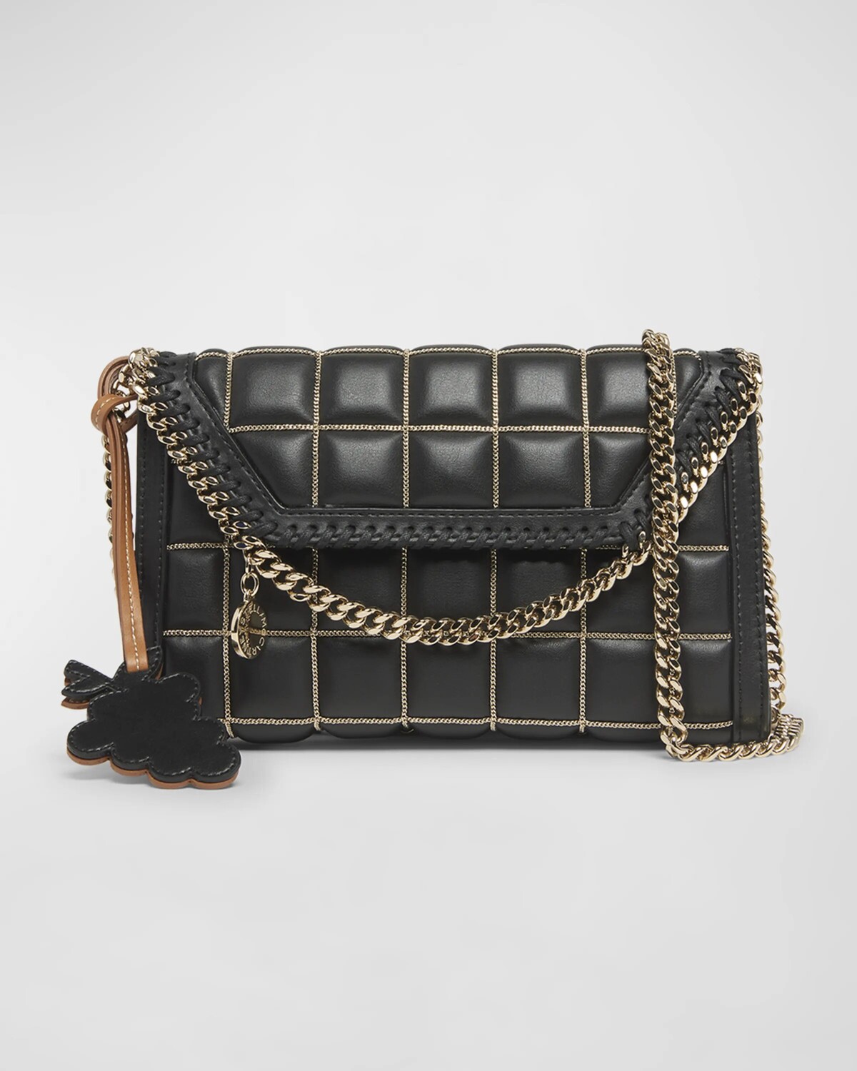 

Стеганая сумка через плечо Falabella Mini Eco Stella McCartney, цвет Black