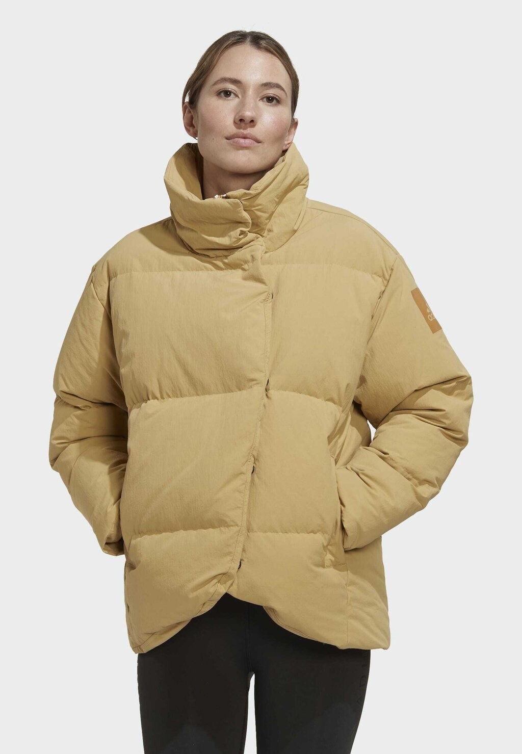 

Зимняя куртка Adidas, бежевый