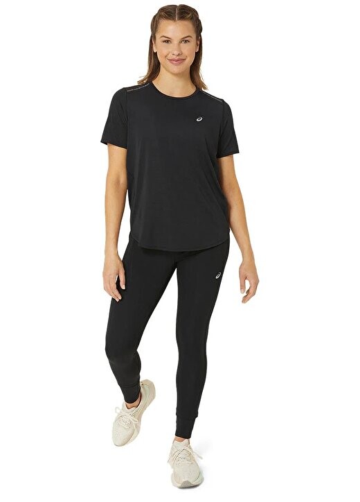 

Черная женская футболка 2012C969-001ROAD SS TOP Asics, черный