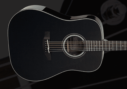 цена Акустическая гитара Takamine GD30 BLK G30 Series Dreadnought Acoustic Guitar Gloss Black