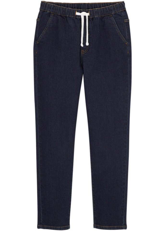 

Джинсы для мальчиков с аппликацией зауженного кроя John Baner Jeanswear, синий