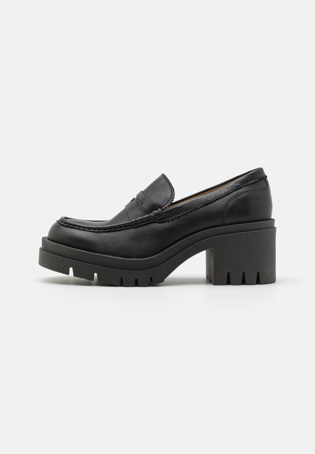 

Туфли на платформе SLFSAGE HIGH HEEL PENNY LOAFER Selected Femme, черный