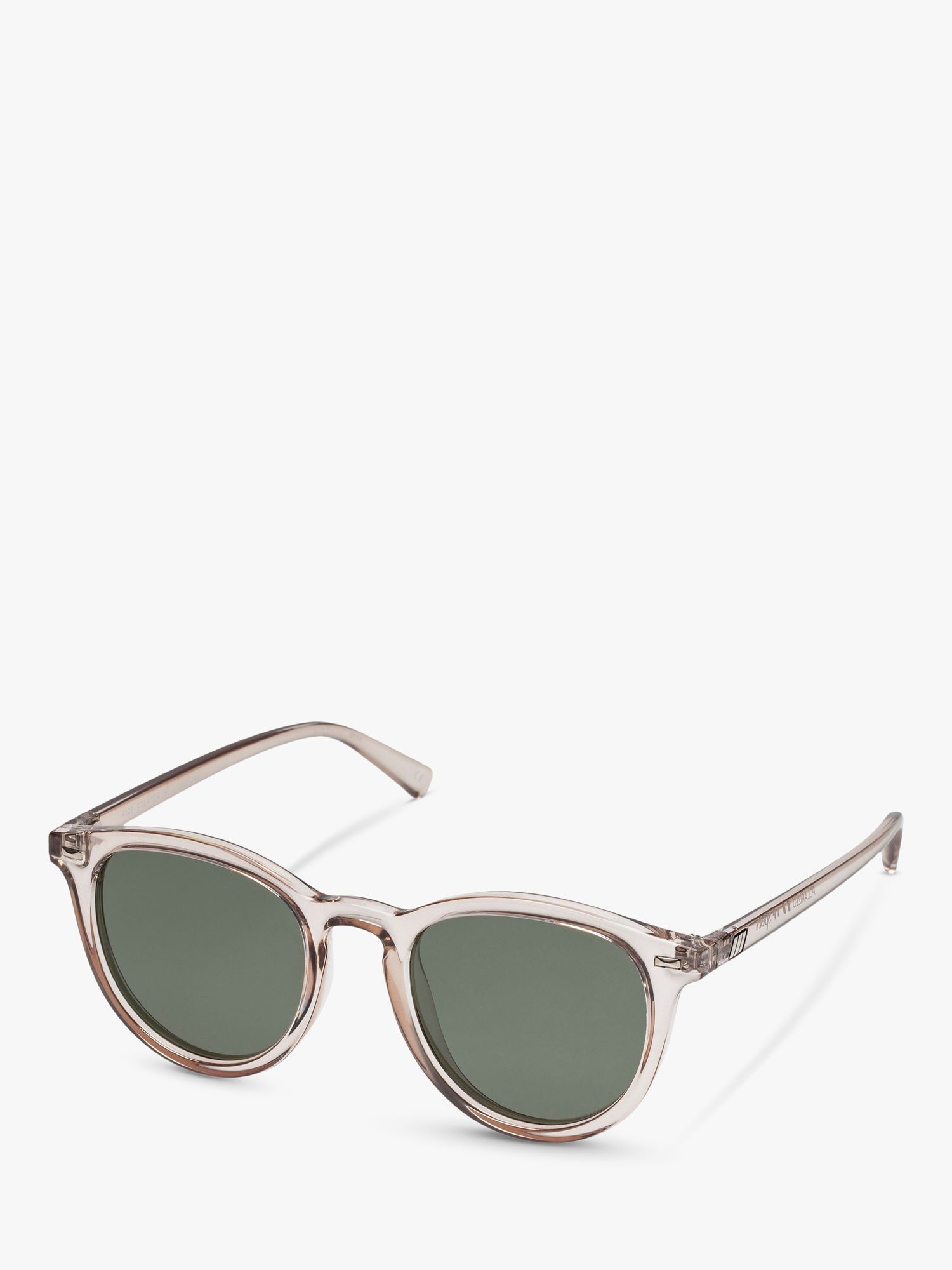 L5000148 Поляризованные овальные солнцезащитные очки унисекс Le Specs, прозрачный/коричневый