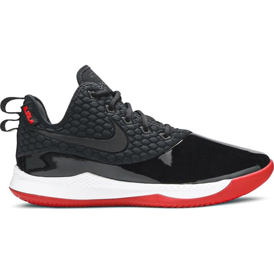 цена Кроссовки Nike LeBron Witness 3 Premium, черный/красный/белый