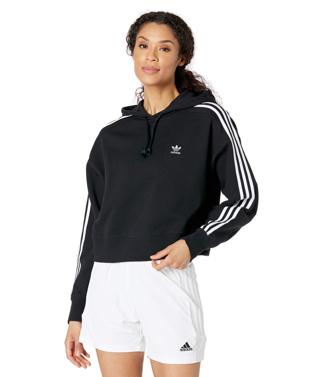 

Худи adidas Originals, 3-Stripes Short Hoodie