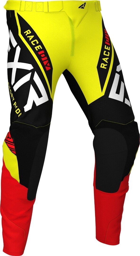 

Брюки FXR Helium MX Gear для мотокросса, черный/желтый/красный