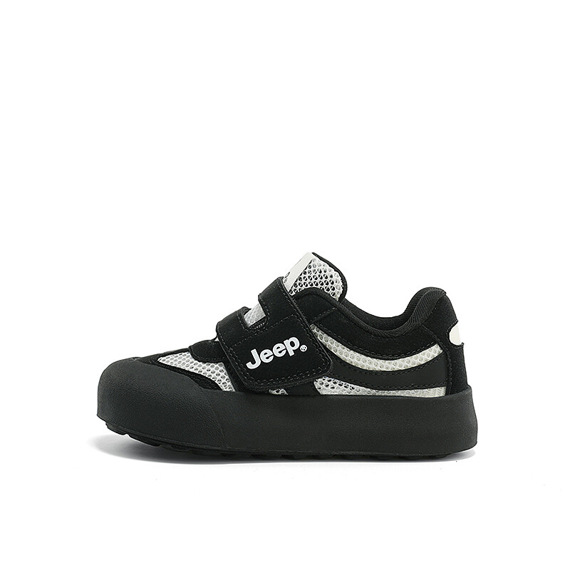 

Детские кроссовки для скейтбординга Kids Low-top бежевые Jeep, черный