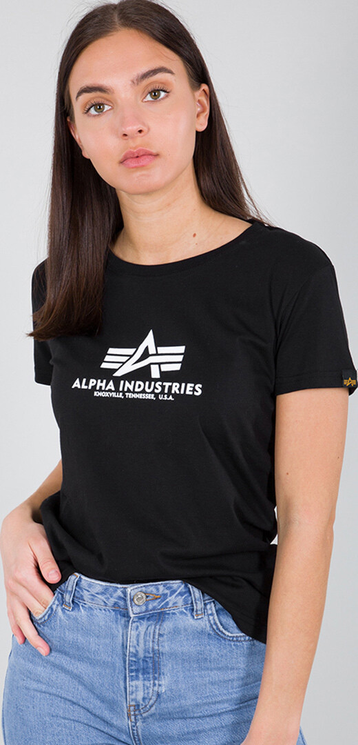 

Футболка Alpha Industries New Basic женская, черная