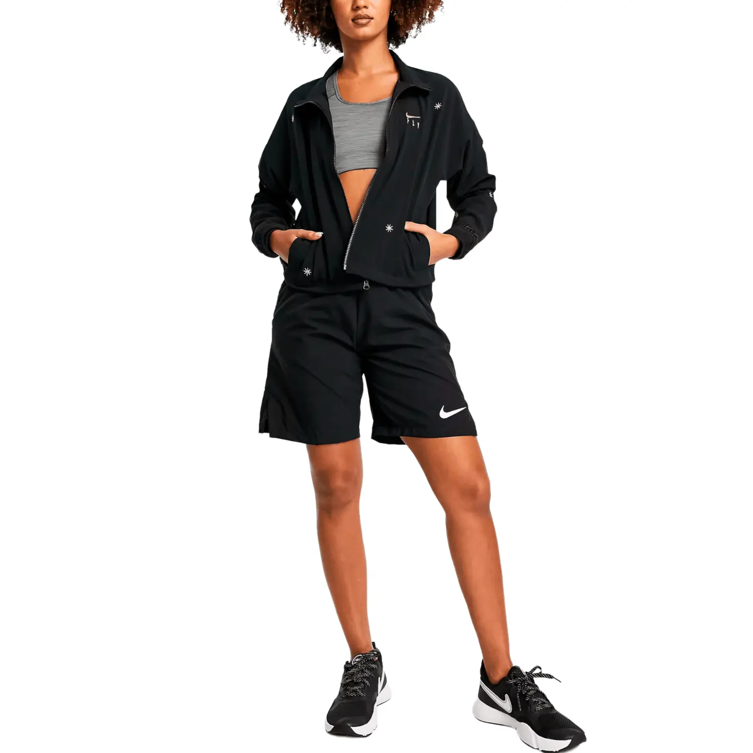 

Куртка Nike Basketball Fly Star Print, черный