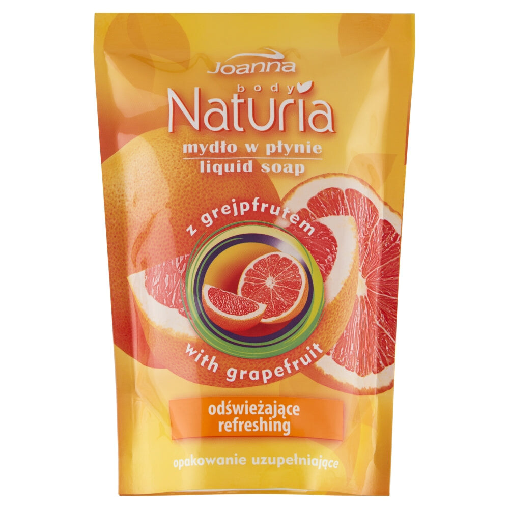 

Joanna Запасной блок жидкого мыла Naturia Body с грейпфрутом 300мл