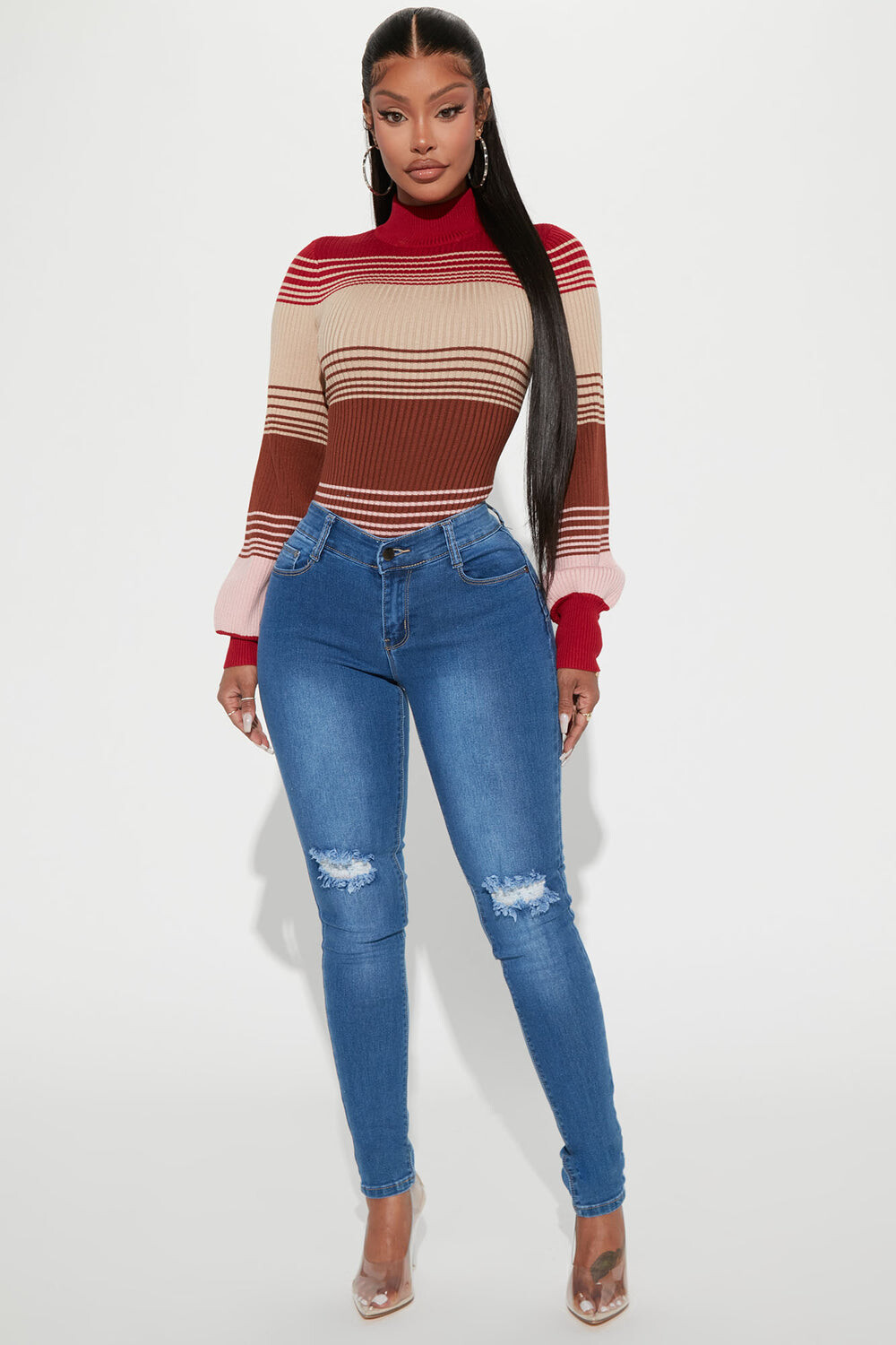 

Джинсы скинни Fashion Nova BO597, синий