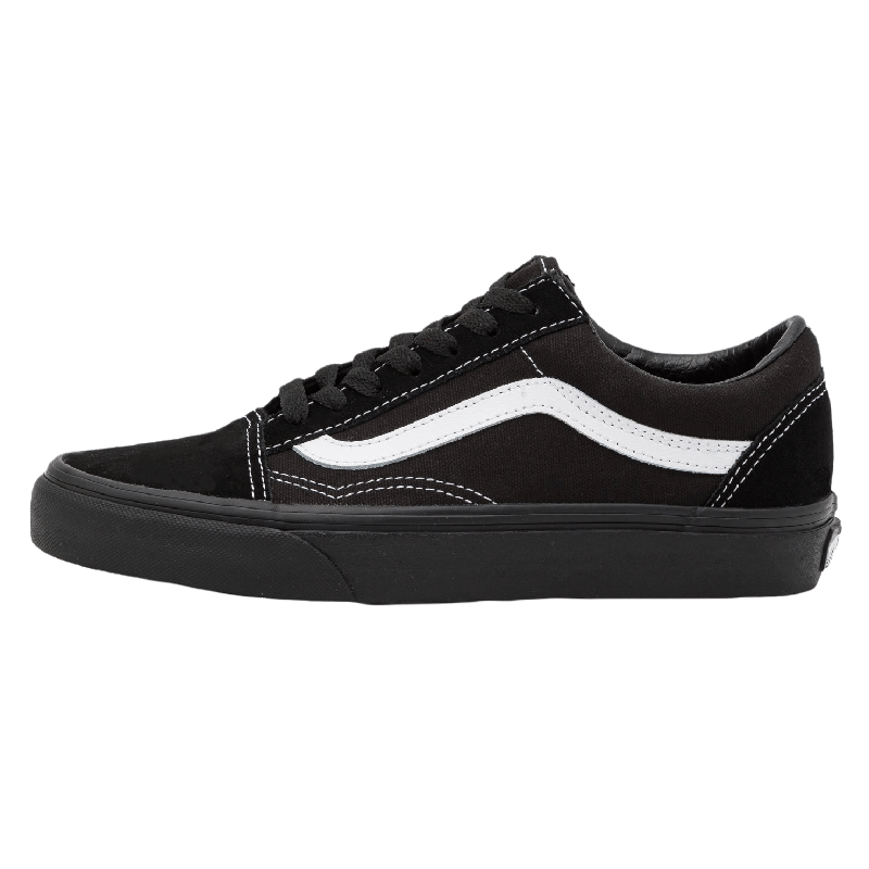 Кеды Vans с круглым носком Old skool unisex, черный - фото