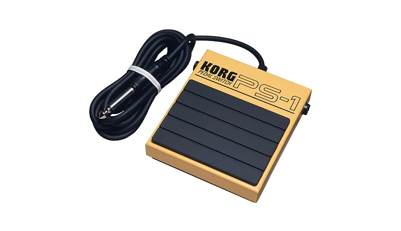 

Korg PS1 Премиум одиночный мгновенный педальный переключатель PS1 Premium Single Momentary Footswitch